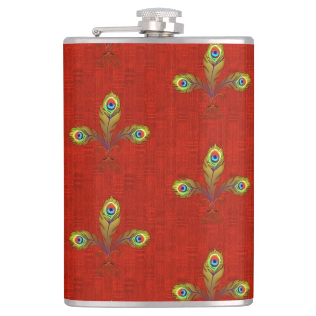 Cantil Red Peacock Fleur de Lis (Frente)