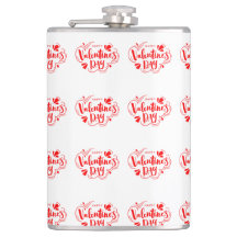 Red Pixeled Dia de os namorados Art