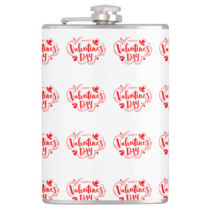 Cantil Red Pixeled Dia de os namorados Art