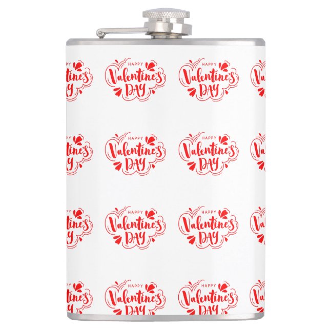 Cantil Red Pixeled Dia de os namorados Art (Frente)