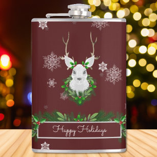 Cantil Red Reindeer Flask