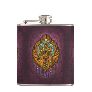 Cantil Regal Spirit Lion Ornamentado Tribal Mandala Roa