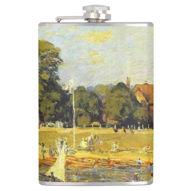 Cantil Regata em Hampton Court Alfred Sisley Poster (Frente)