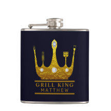 Rei da Grelha BBQ Coroa Naval Faça Você Mesmo