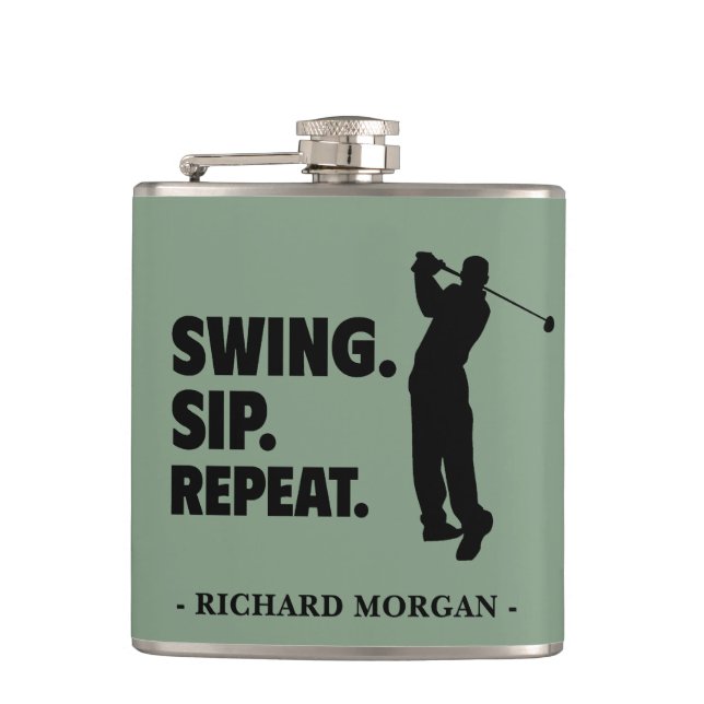 Cantil Repetir Sip Swing de Golf Personalizado (Frente)