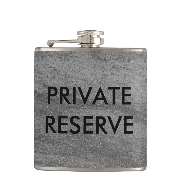 Cantil Reserva Privada Cinza Escura Granite Flask (Frente)