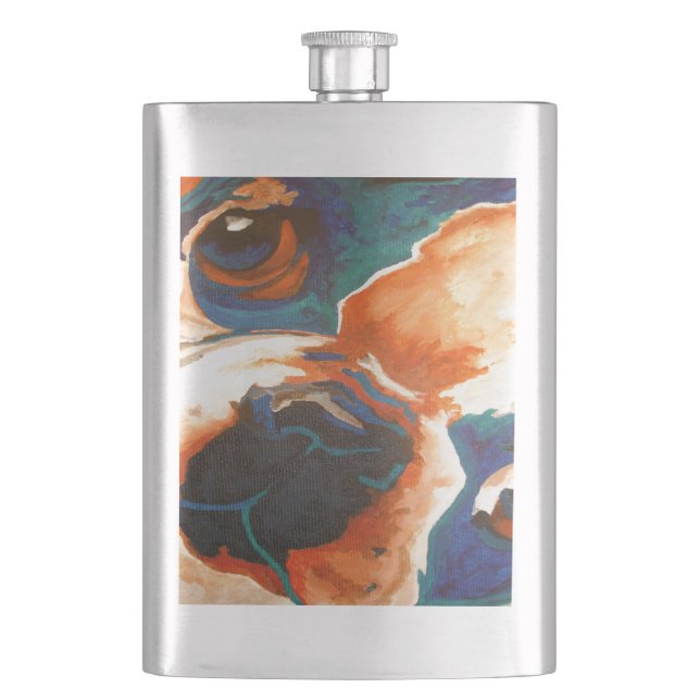 Cantil Retrato de Pet Bulldog Francês (Frente)