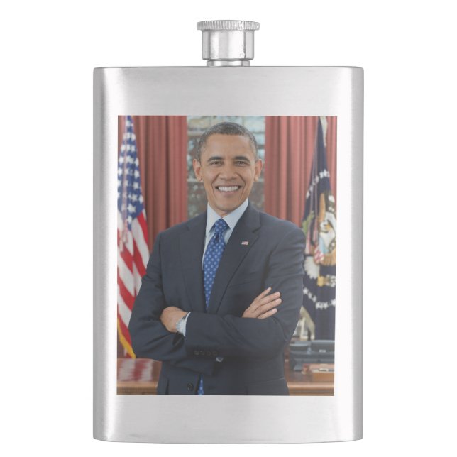 Cantil Retrato do Gabinete Oval, Obama Barack Presidente  (Frente)