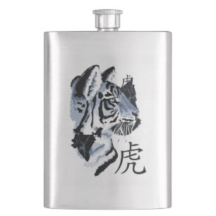 Cantil Retrato do gato grande - ano do tigre