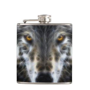 Cantil Retrato Inspirador Intenso de Lobo