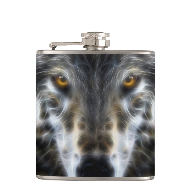 Cantil Retrato Intenso do Wolf Inspirational (Frente)