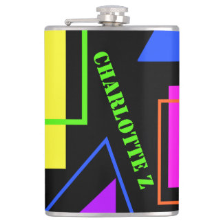 Cantil RETRO 80s FASHION NEON FLUORO BOLD GEOMETRIC IMPRE