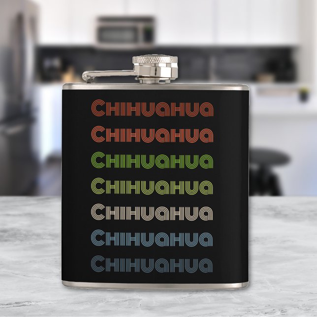 Cantil Retro Chihuahua (Retro Chihuahua Flask Chihuahua owner present )