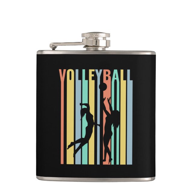 Cantil Retro de Voleibol de Beachvoleibol (Frente)