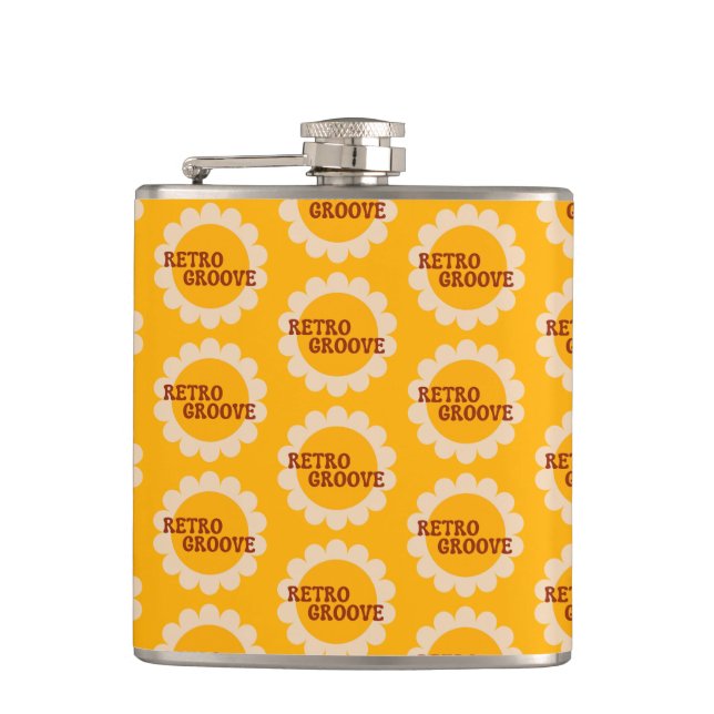Cantil Retro Groove Flask (Frente)