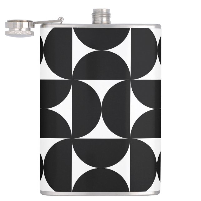 Cantil Retro Minimalist Style Black Geometric Bauhaus (Aberto)