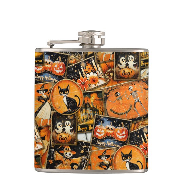 Cantil Retro Vintage Halloween Fun Collage (Frente)