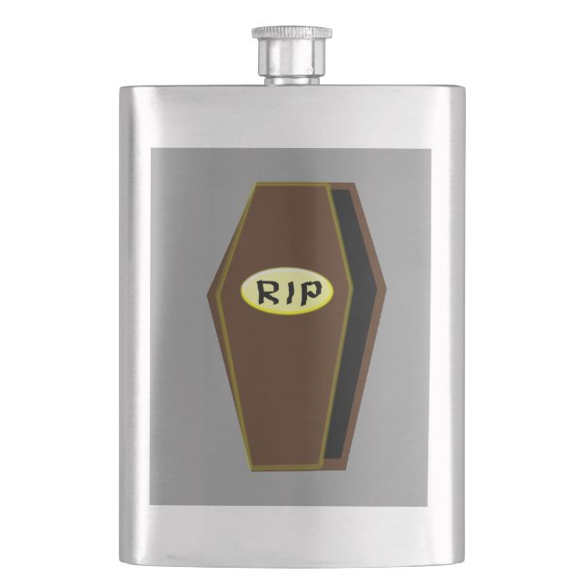 Cantil RIP Halloween Coffin de Frascos do Doom (Frente)