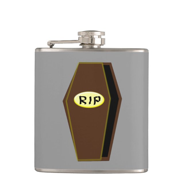 Cantil RIP Halloween Coffin do Doom Flask (Frente)