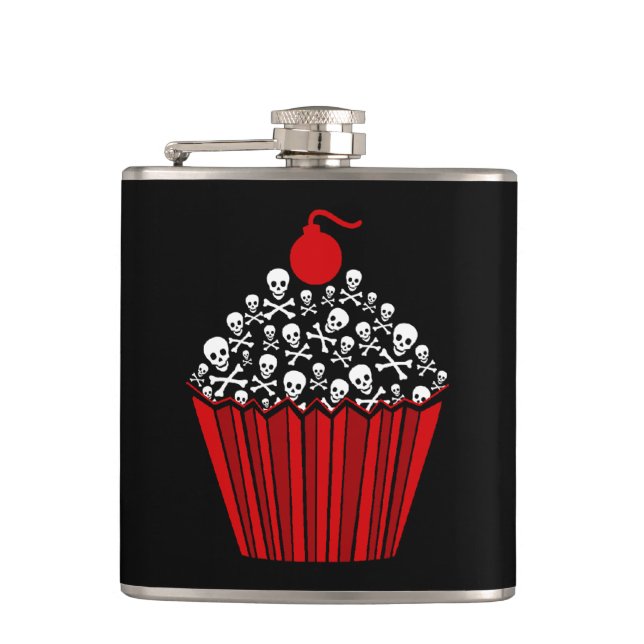 Cantil Rolo de Cupcake do crânio (Frente)