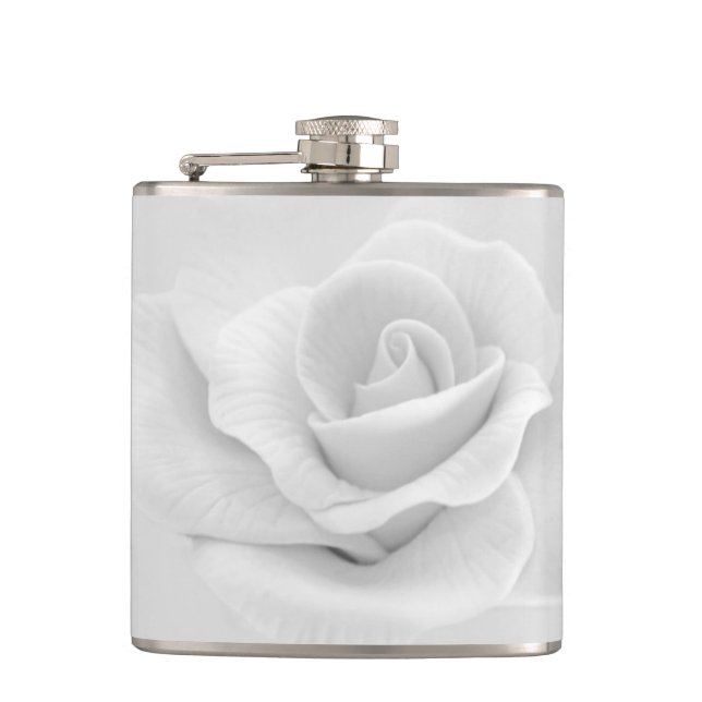 Cantil Rosa Branca Flask (Frente)