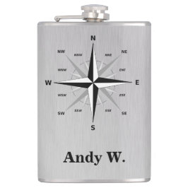 Cantil Rosa dos ventos, cobre e escova alumínio