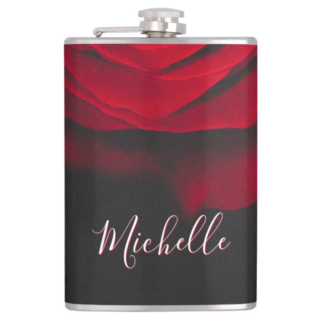 Cantil Rosa vermelha monográfica personalizada fotografia (Frente)