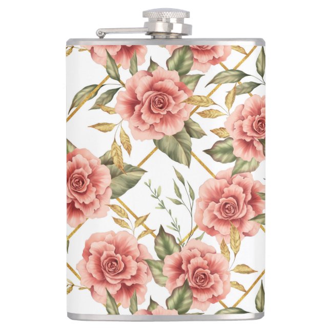 Cantil Rosas e folhas (Frente)