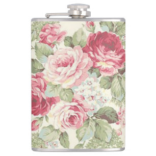 Cantil Rosas Rosa e Vermelhas Elegantes à Antiga