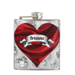 Cantil Rosas vermelhas Personalizadas Womens Fluxos de Vi