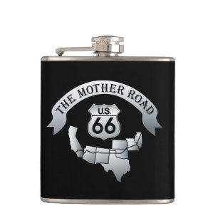 Cantil Rota 66 Mãe Road Liquor Flask