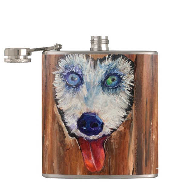 Cantil Rouco do Alasca Sleddog Flask (Aberto)