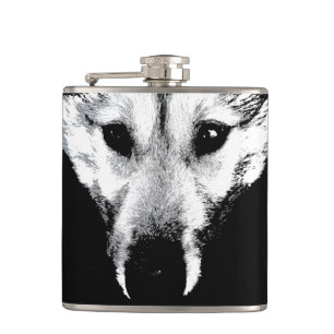 Cantil Rouco Flask Custom Rouco Wolf Pup Drask