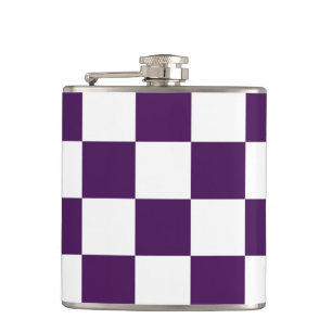 Cantil Roxo e branco Checkered