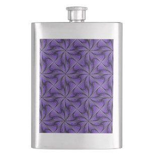 Cantil Roxo Espiral 3D Geométrico