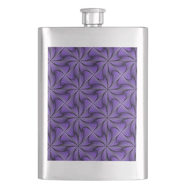 Cantil Roxo Espiral 3D Geométrico (Frente)