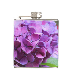 Cantil Roxo Hydrangea Vinil Frasco Molhado
