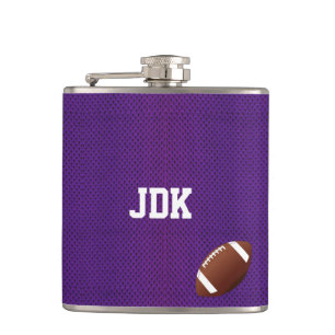 Cantil Roxo Sports Jersey Football Flask