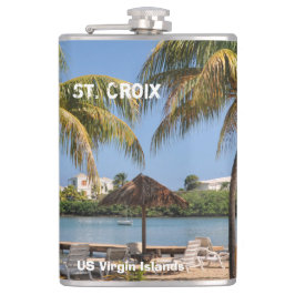 Cantil Rua das Ilhas Virgens. Croix Caribe USVI Tropical
