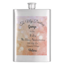 Cantil Ruby Wedding Anniversário Classic Flask
