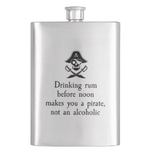Cantil Rum Bebendo Engraçado Você É Um Pirata