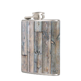Cantil Rustic Barnwood Western Flask