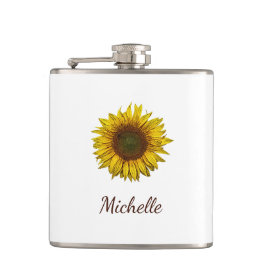 Cantil Rustic Sunflower Boho Floral Personalized 