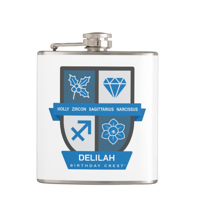 Cantil Sagittarius Birthday Crest™ December 1-21 (Frente)