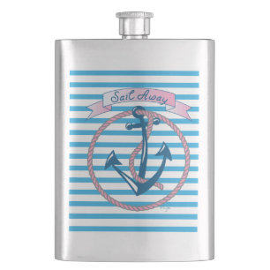 Cantil Sail Away, Âncora Náutica com faixas azuis