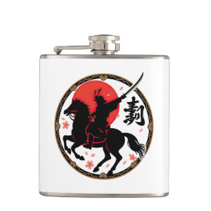 Cantil Samurai Warrior Ascensão Sun Flask