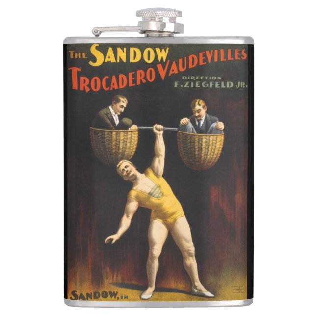 Cantil Sandow Eugen Sandow Vaudeville Weightlifter (Frente)