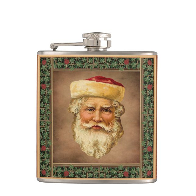 Cantil Santa Claus Vintage Flask (Frente)