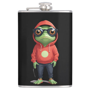 Cantil Sapo Vestindo Hoodie Funny Legal Caráter Animal