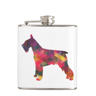 Cantil Schnauzer Dog Breed Geo Silhouette Multi